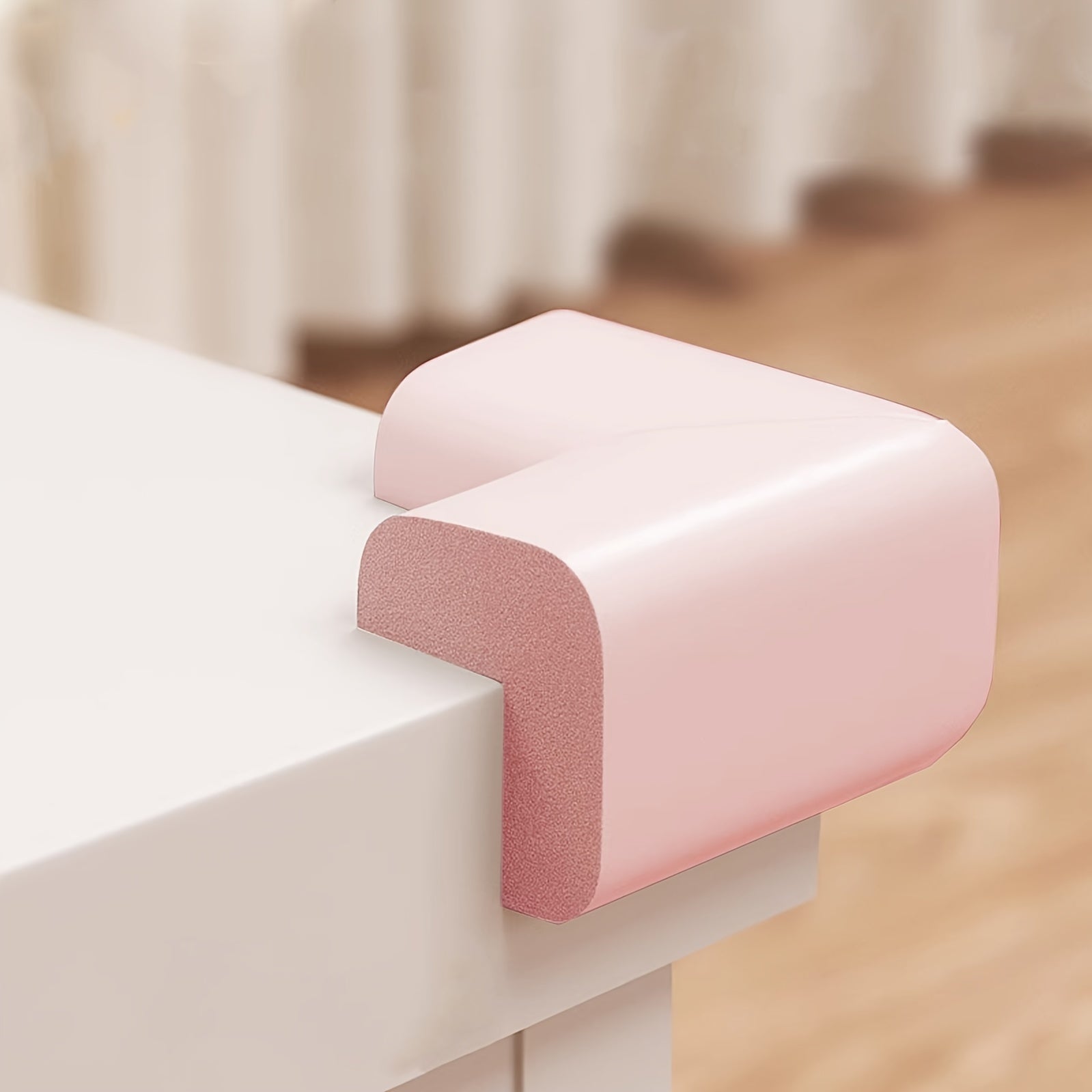 Package of 10 Soft Right Angle Corner Protectors for Chairs and Cabinets