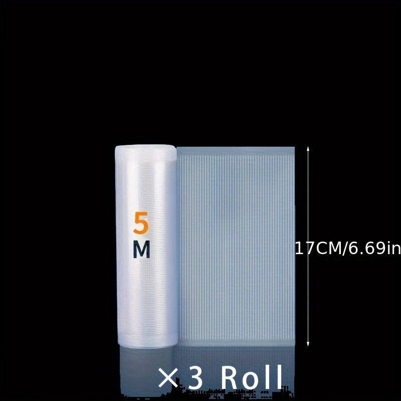 Food-Grade Vacuum Seal Bags, Microwave Safe, Reusable Storage for Kitchen