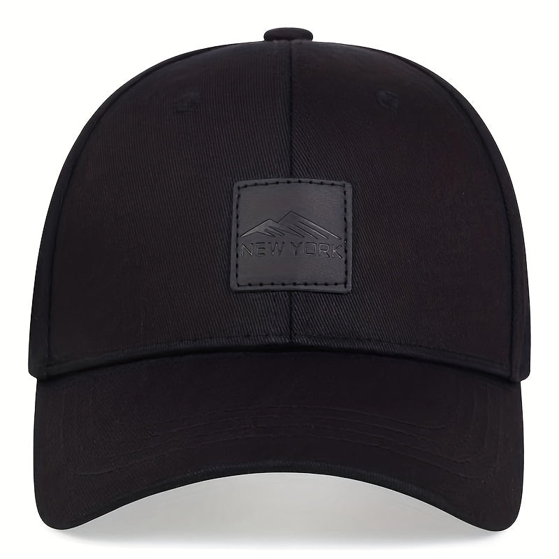 Men's Baseball Cap Adjustable UV Protection Lightweight Polyester Casual Outdoor Spring Autumn