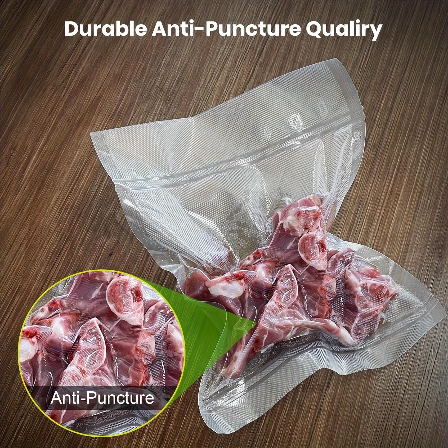 15 Meter Vacuum Sealer Bags Combo Pack in 4 Sizes Food Freshness Preservation