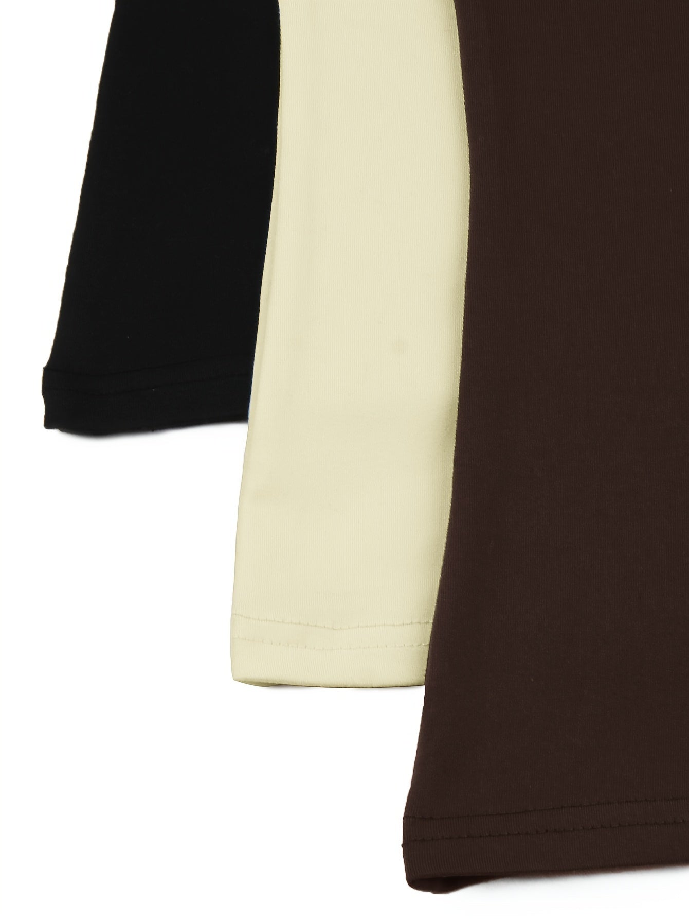 Men's Pajama Set Slim Fit High Collar Autumn Winter Three-Pack