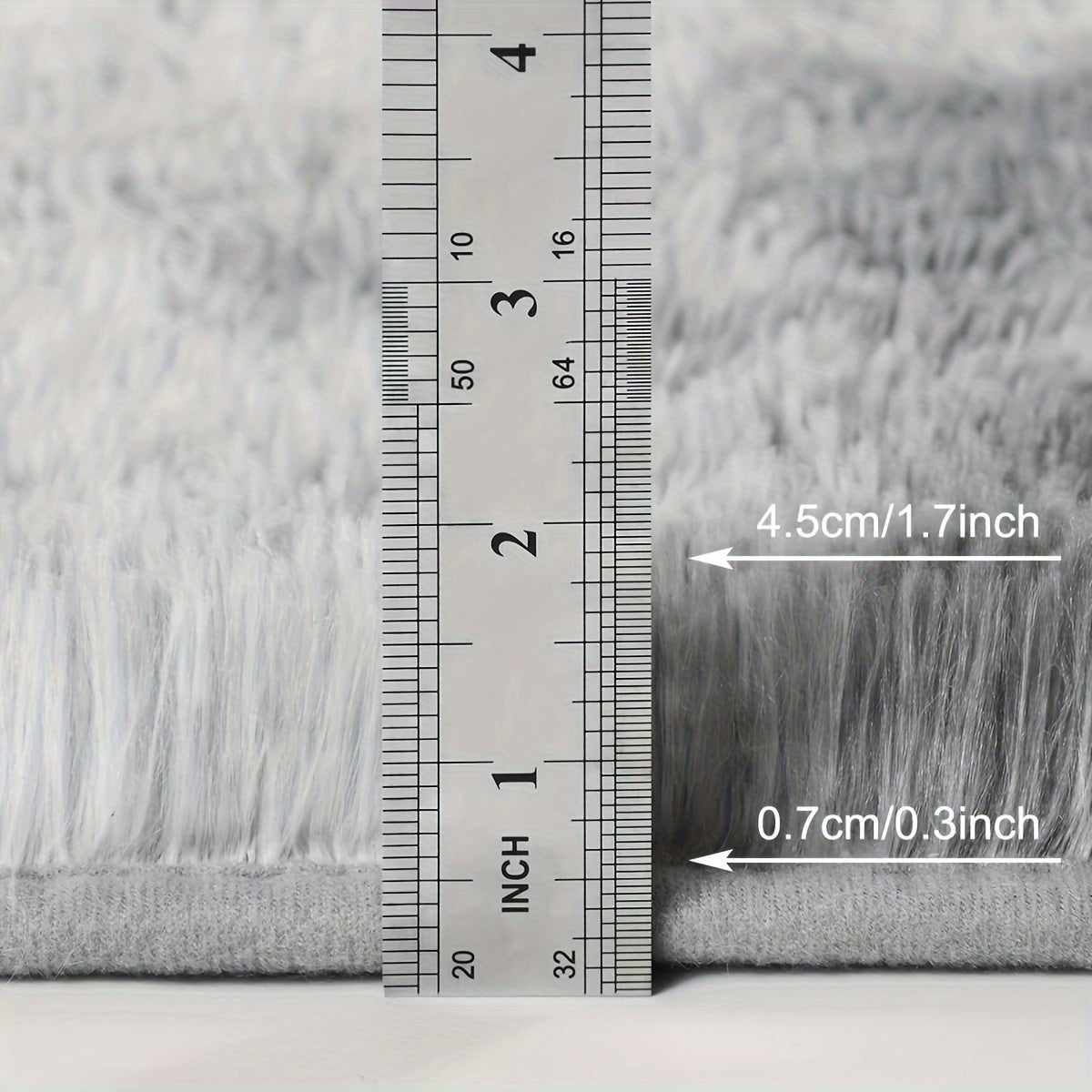 Plush Round Carpet Soft Stain-Resistant Slip-Resistant for Bedroom Living Room