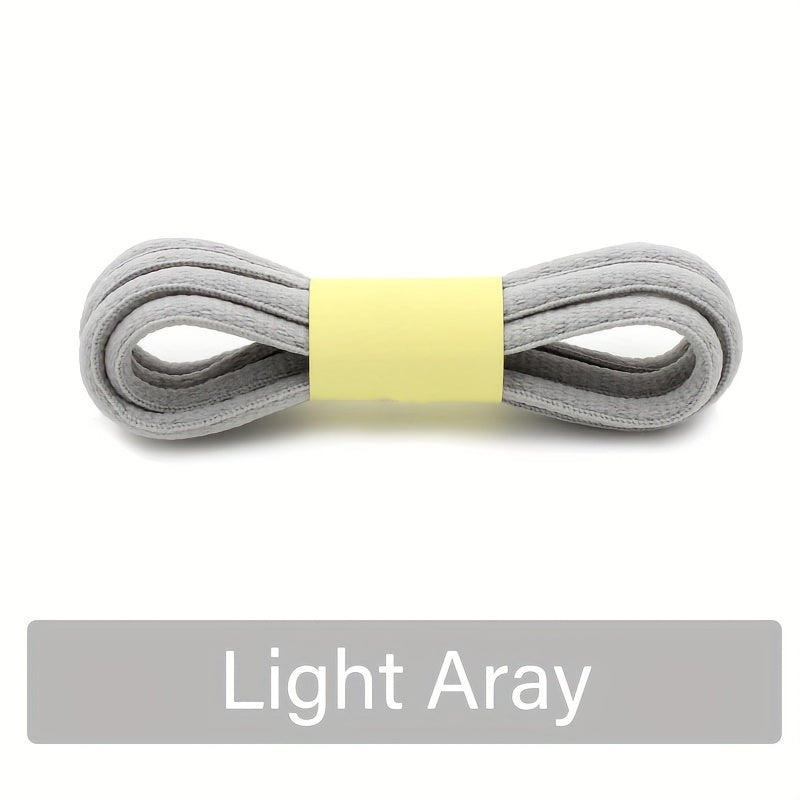 Unisex Polyester Canvas Shoe Laces for Casual and Sports Shoes, Rainbow