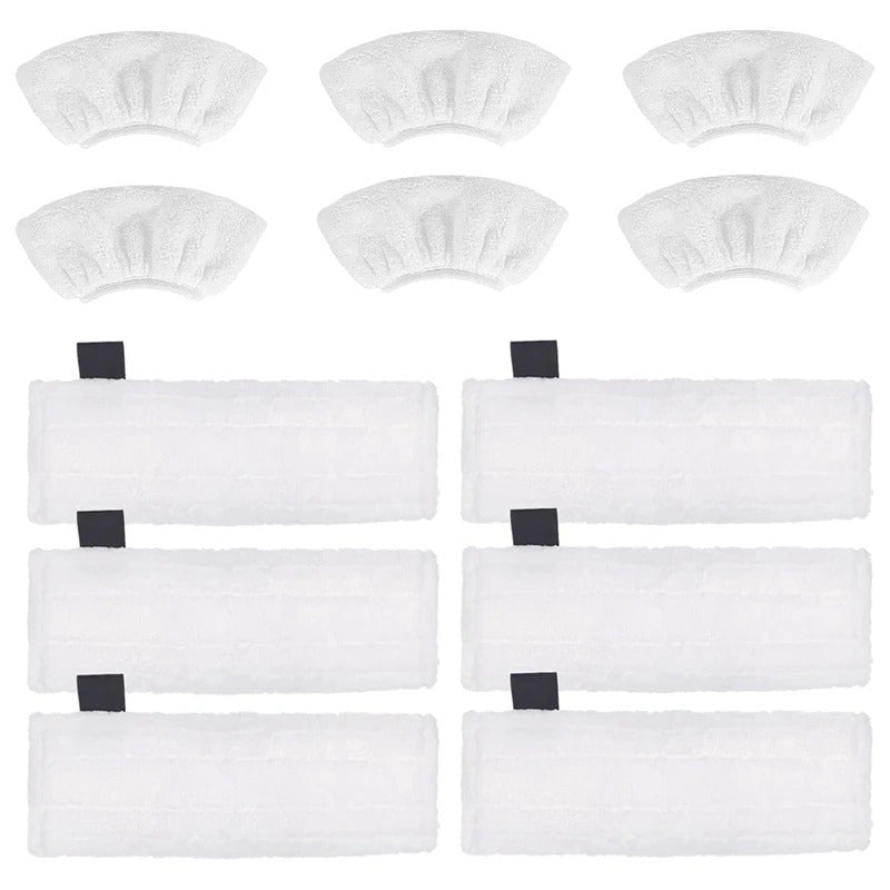 Karcher bug'latgich uchun qayta ishlatiladigan mikrofiber mato qo'shimchalari, Easyfix SC1, SC2, SC3, SC4, SC5 modellari - Easyfix tizimi bilan mos keladi, bug'latgich mopa padlari va pol tozalash uchun ideal