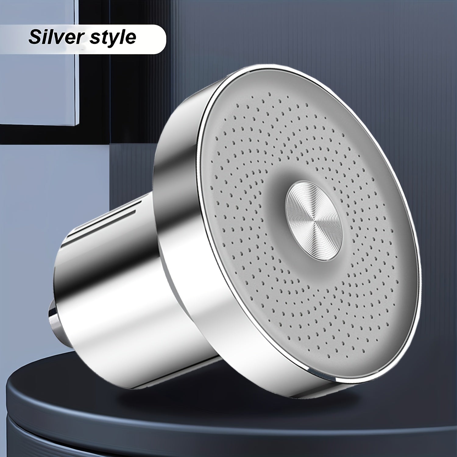 Stainless Steel 6-Inch High-Pressure Rain Shower Head for Hotel Bathrooms