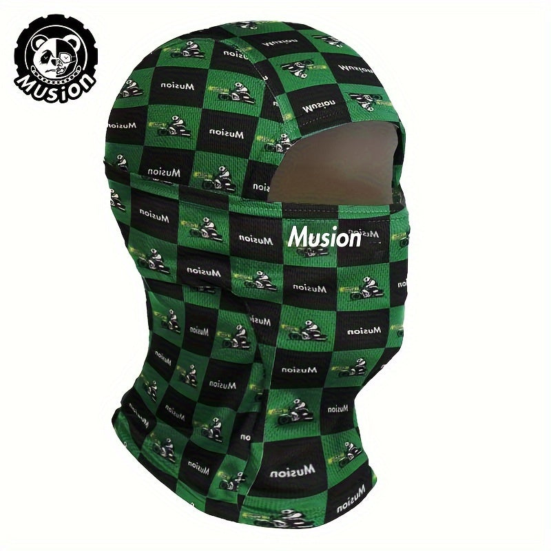 Máscara facial de malla transpirable para adultos, máscara integral tipo balaclava para motocicleta