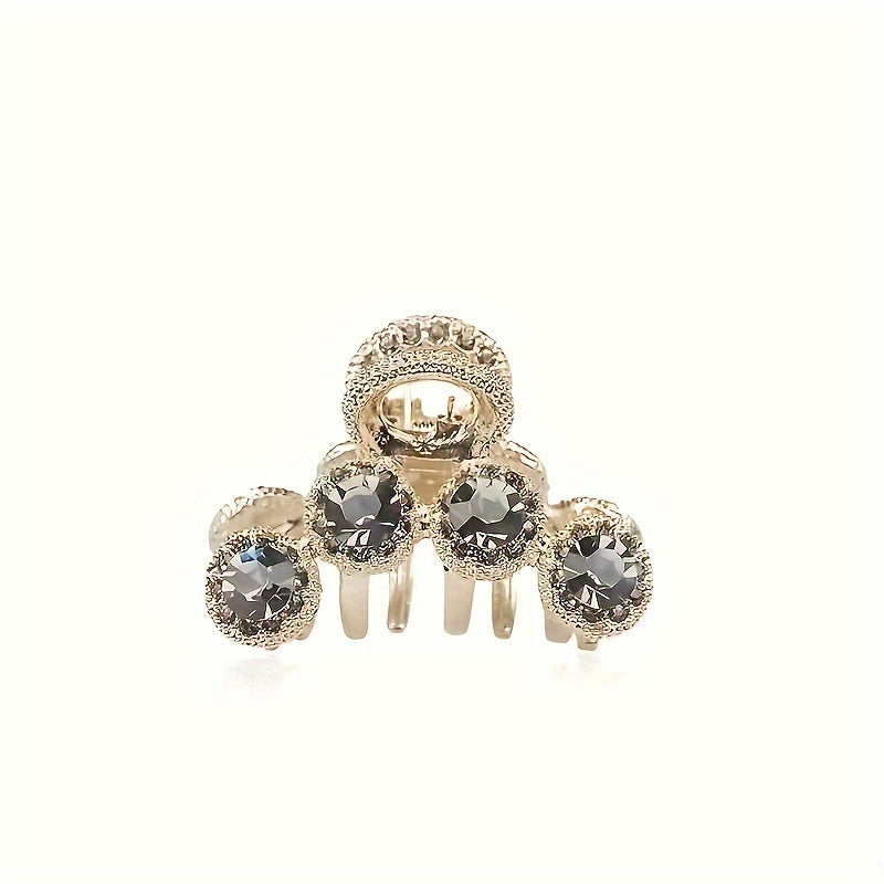 Stylish Crystal Hair Clip Alloy Rhinestone for Women and Girls