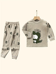Children's Cotton Autumn Clothing Set for Kids Over 3 Years Long Sleeve Top and Pants