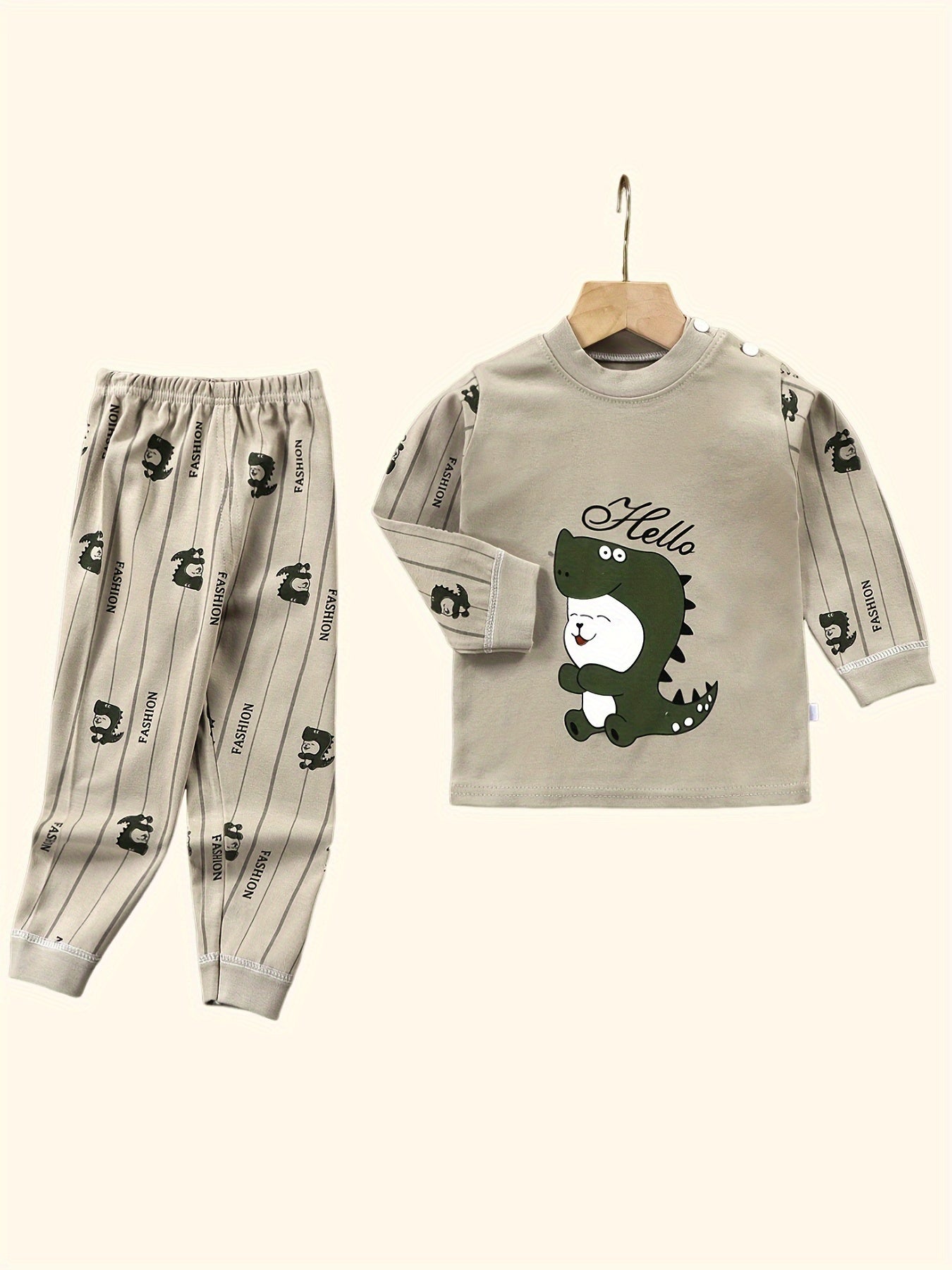Children's Cotton Autumn Clothing Set for Kids Over 3 Years Long Sleeve Top and Pants