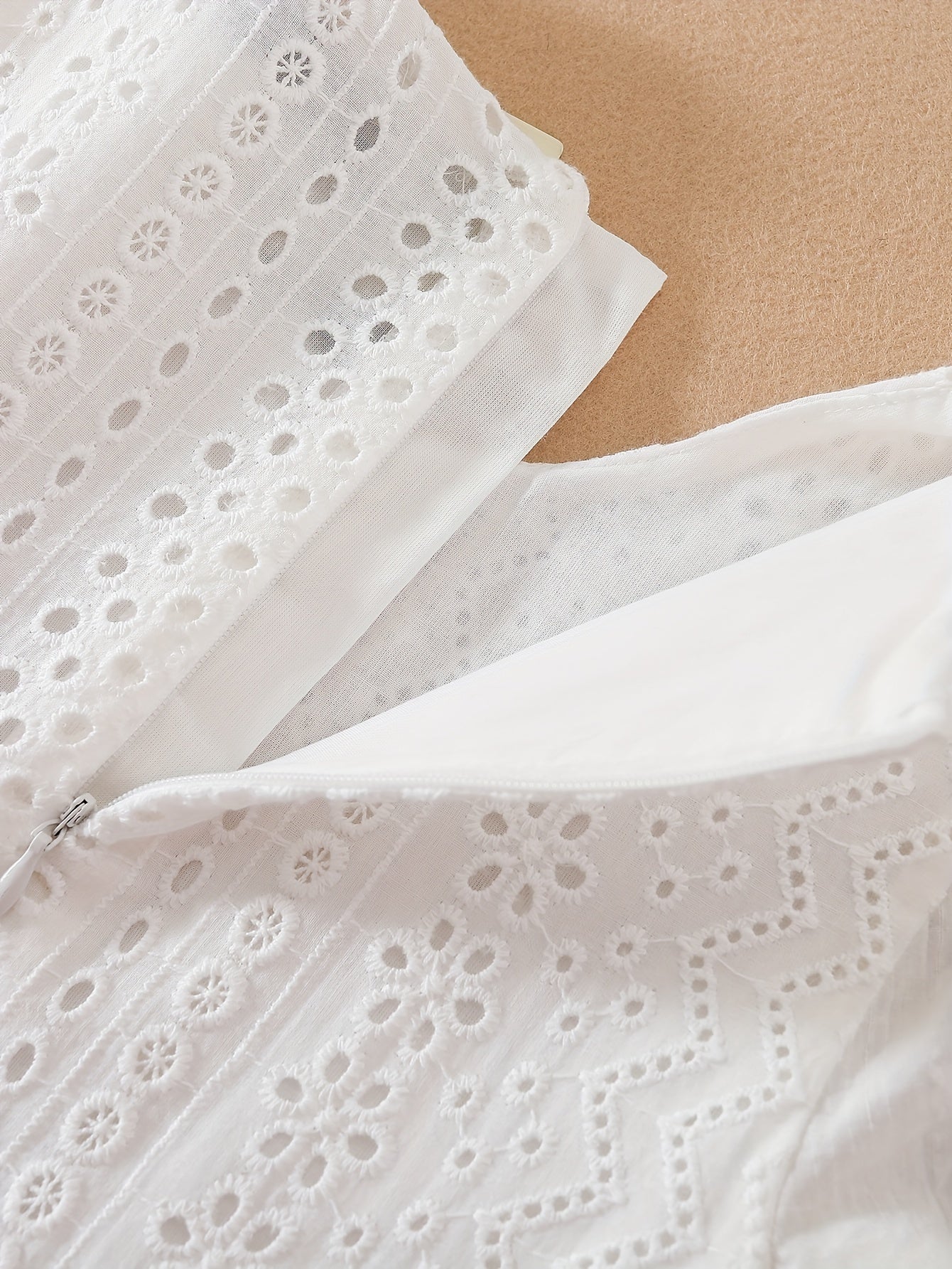 Girls Summer Cotton Princess Dress White Short Sleeve Elegant Kids Dress for Special Occasions