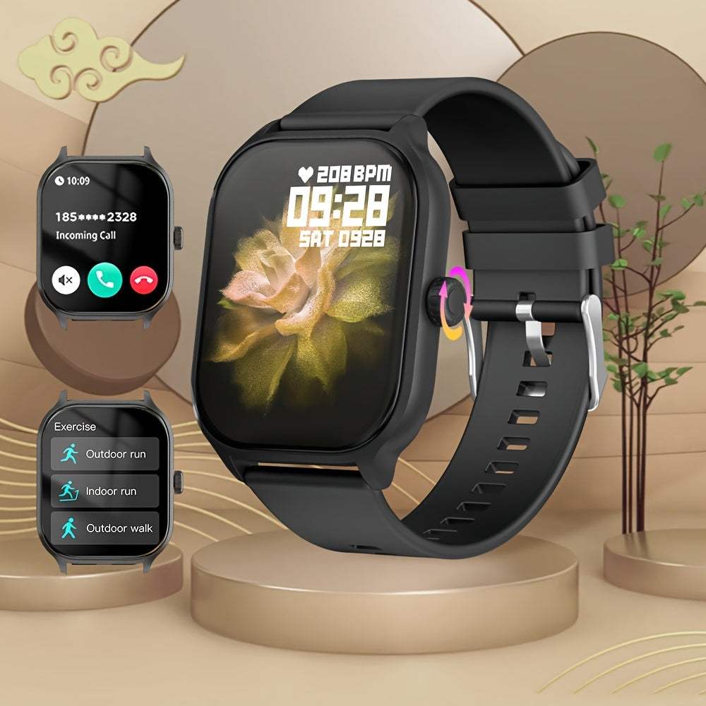Женские умные часы с 2,01-дюймовым сенсорным экраном, Bluetooth-звонками и фитнес-трекером с более чем 100 спортивными режимами