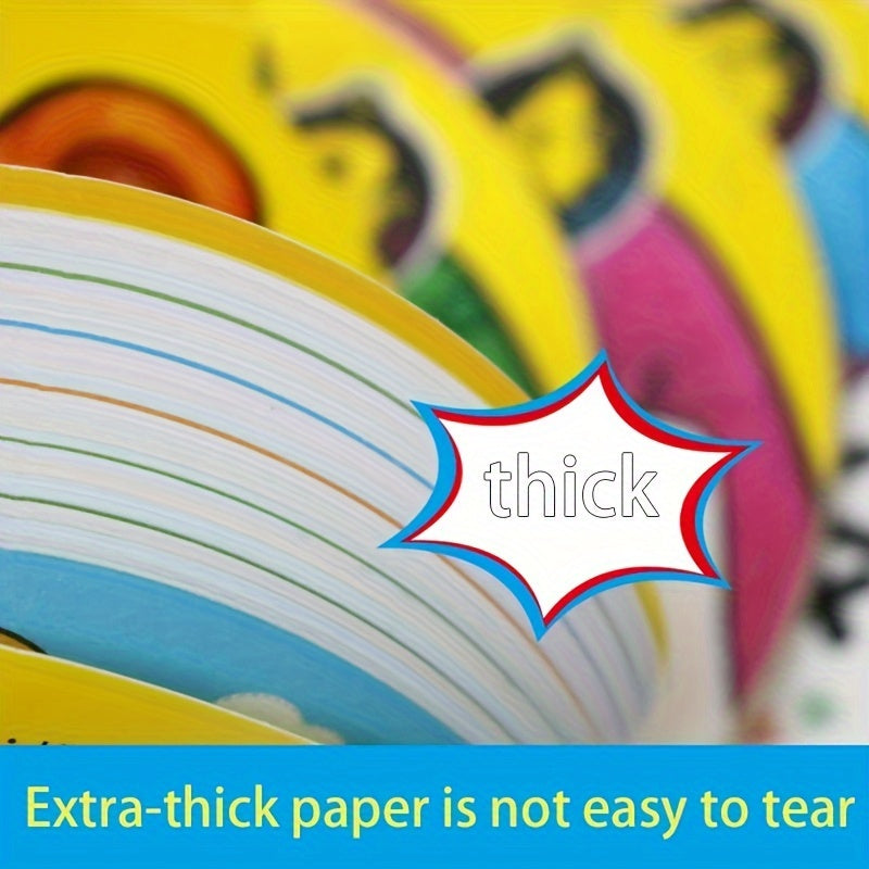 Coloring Book for 2-6 Year Olds with Animals and Portable Painting Supplies Pink