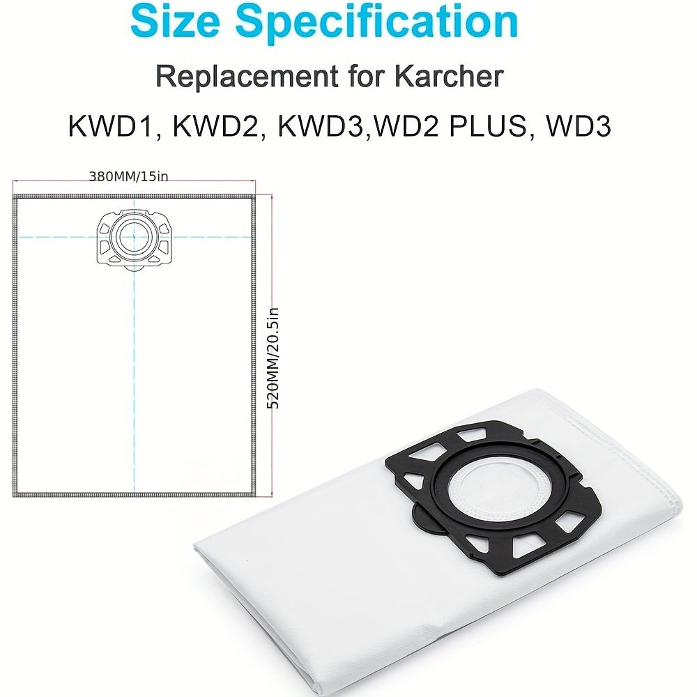 12 Pack Vacuum Cleaner Bags for Wet Dry Use Durable Reusable Filters