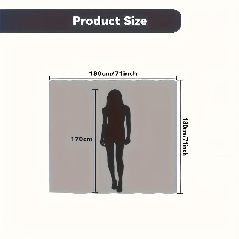 Yaprog‘li naqshli suv o‘tkazmaydigan dush pardasi va tutqichlar. Tozalash oson plastik, bezakli hammom aksessuari. Ajoyib ta'til yoki Yangi yil sovg‘asi.