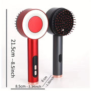 Multi-Function Hair Styling Comb with Essential Oil Spray Silent 12 Speed Rechargeable Lithium Battery