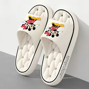 Женские тапочки из EVA, противоскользящие, вентилируемые, для дома и улицы, черные и розовые