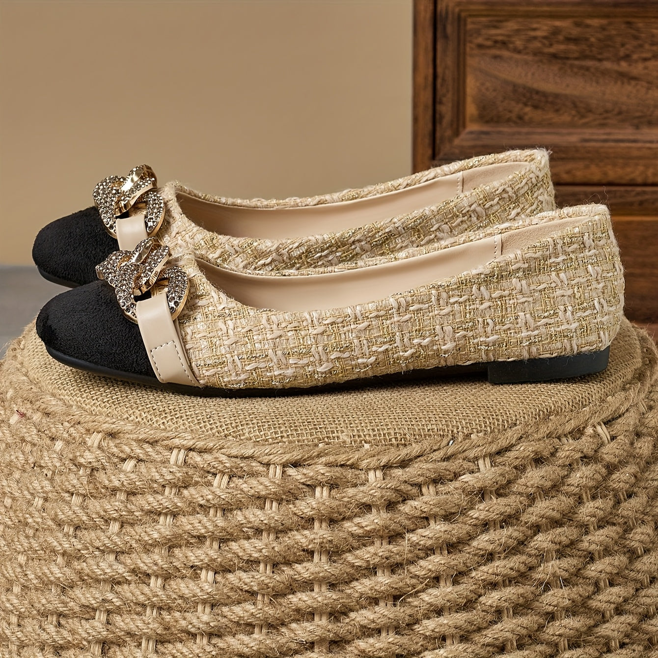 Women's Flat Shoes Casual Slip-On Loafers White Burgundy Comfortable Flats