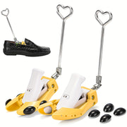 Adjustable Shoe Stretcher for Men Women Plastic Boot Heel Repair Yellow