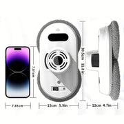 Remote-Controlled Window Cleaning Robot with Gyro Navigation and Collision Avoidance