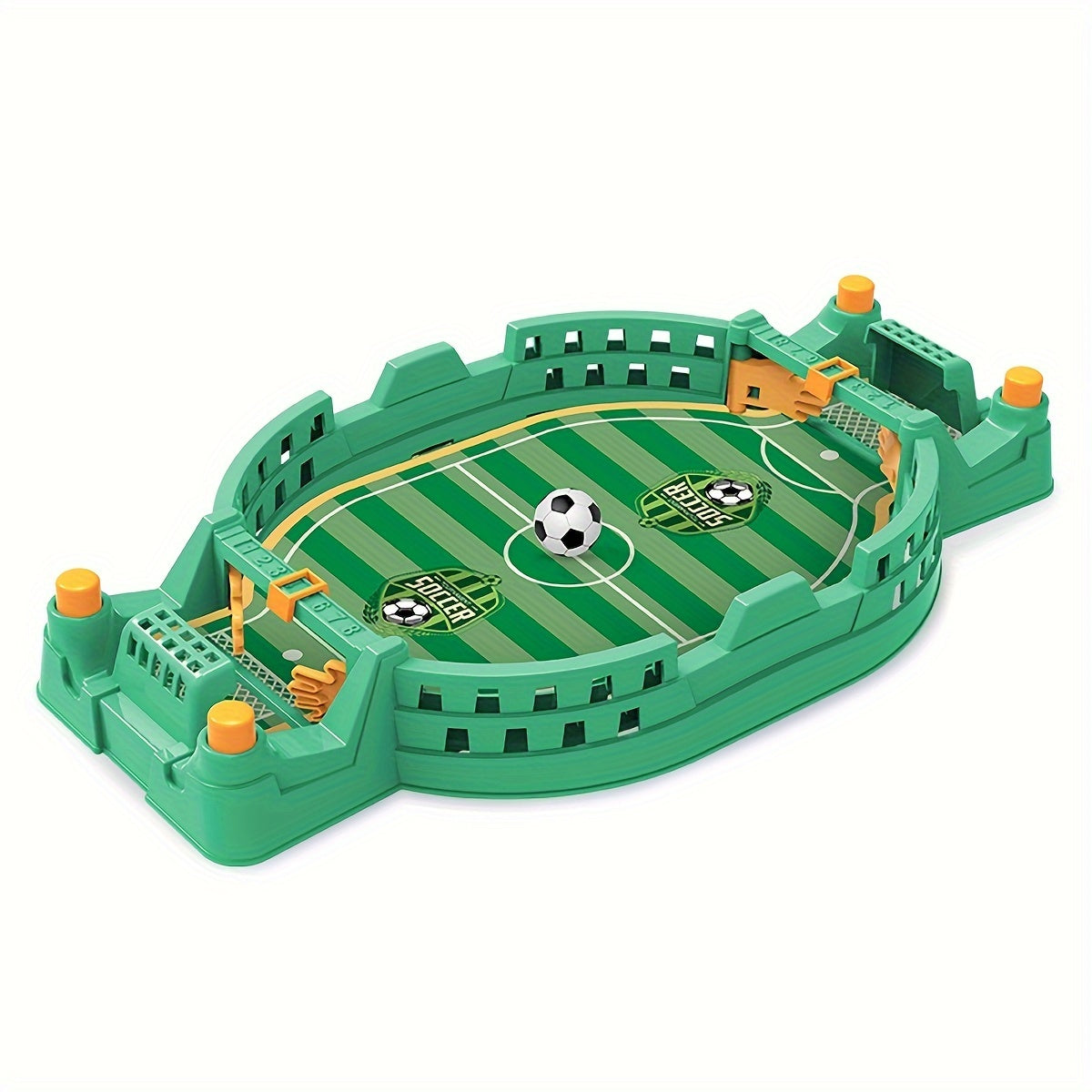 2-Player Tabletop Soccer Game for Kids and Adults Durable Plastic No Batteries