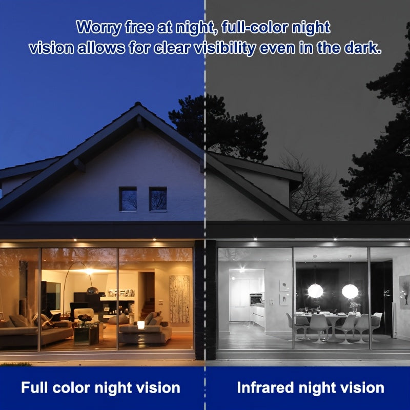 2MP WiFi Xavfsizlik Kamerasi PTZ Avtomatik Kuzatuv, Kechqurun Ko‘rish, Ikki Yo‘nalishli Audio, 355° Pan, 1080p