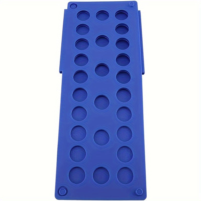 Kattalar va bolalar uchun ko‘k kiyimlarni yig‘ish taxtasi, ko‘p o‘lchovli ko‘ylak va shim tashkilotchisi