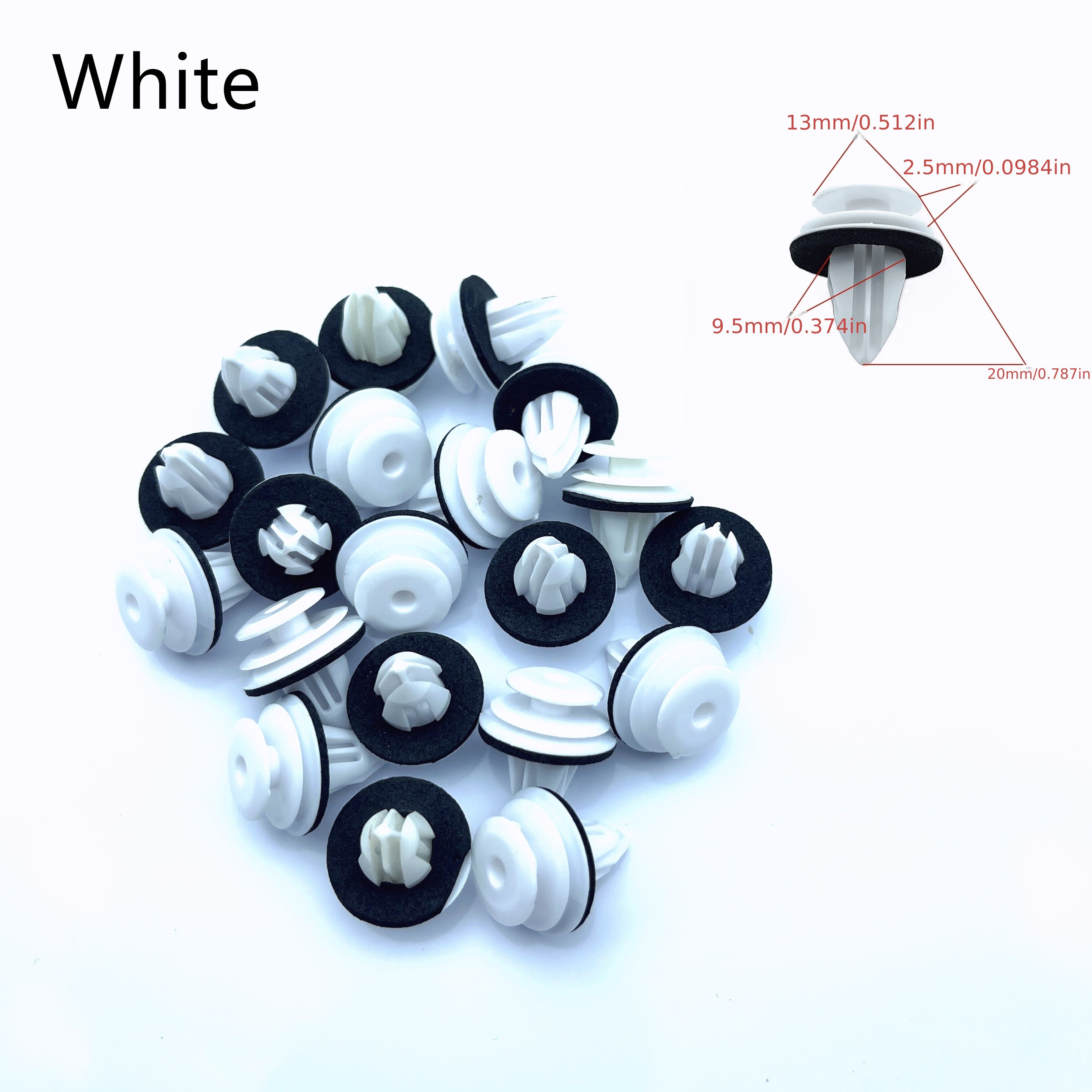 Universal Car Door Panel Clips PE Material Fastener Rivets 100PCS
