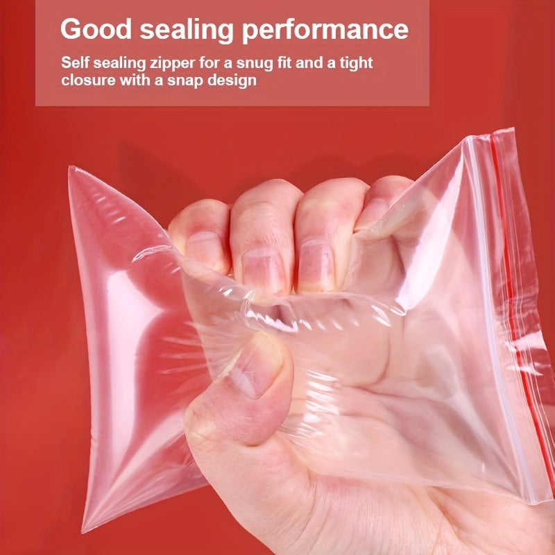 100 Gallon Plastic Ziplock Bags for Food Storage and Household Organization