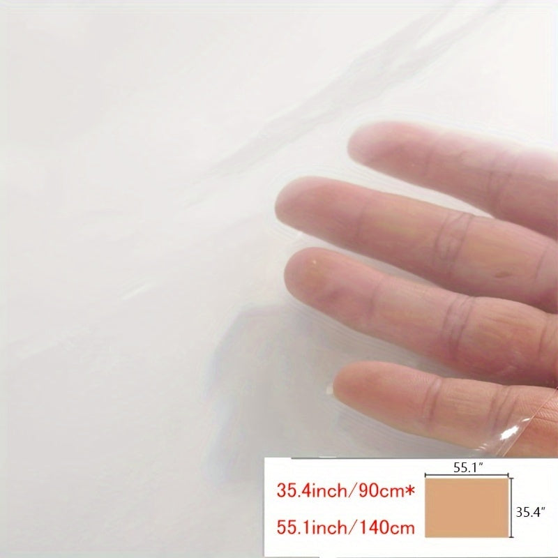Прозрачная ПВХ скатерть для чайного столика в гостиной, маслоустойчивая, противоожоговая, пылезащитная и защита стола для декора обеденного стола на кухне.