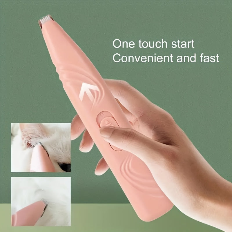 Pet Grooming Clipper for Cats and Dogs Battery Powered Quiet Safe Durable