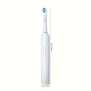 Electric Toothbrush for Adults with Smart Timer 4 Brush Heads 3 Cleaning Modes USB Fast Charge