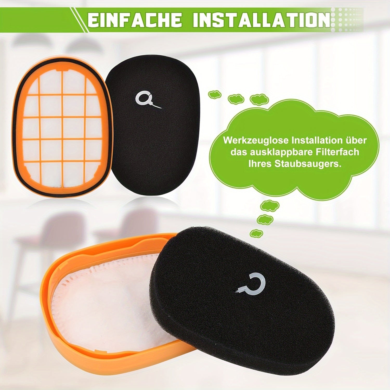 Replacement Vacuum Filter for Speedpro Max FC6802 FC6812 FC6813 FC6814 FC6822 FC6823 FC6826/01 FC6827 XC704