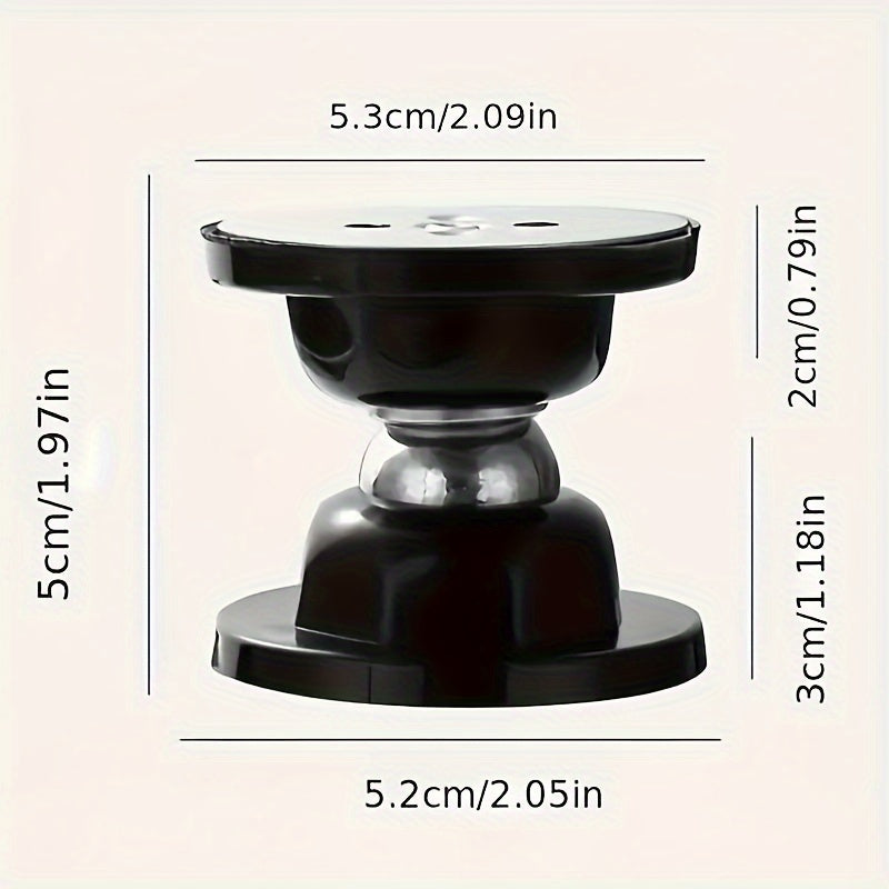 Magnetic Door Stop, Adhesive Wall or Floor Mount, Keeps Doors Open Safely