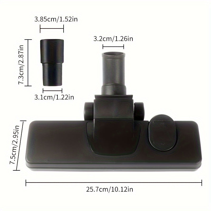 Changyutgich uchun qo'shimcha - Pol va gilamlar uchun moslashuvchan cho'tka boshqichi, Hoover, Eureka, Rainbow va boshqa brendlar bilan mos keladi - 3.17 sm yoki 3.48 sm ichki diametrda mavjud