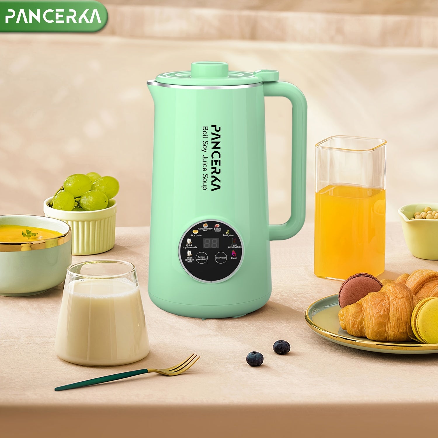 Автоматический молочник для орехового молока 800 мл с одним касанием, миндаль, соя, овес, кокос