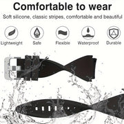 Силиконовый ремешок для смарт-часов Samsung Galaxy Watch, Gear S3, Gear 2 и Garmin Vivoactive. Подходит как для мужчин, так и для женщин.