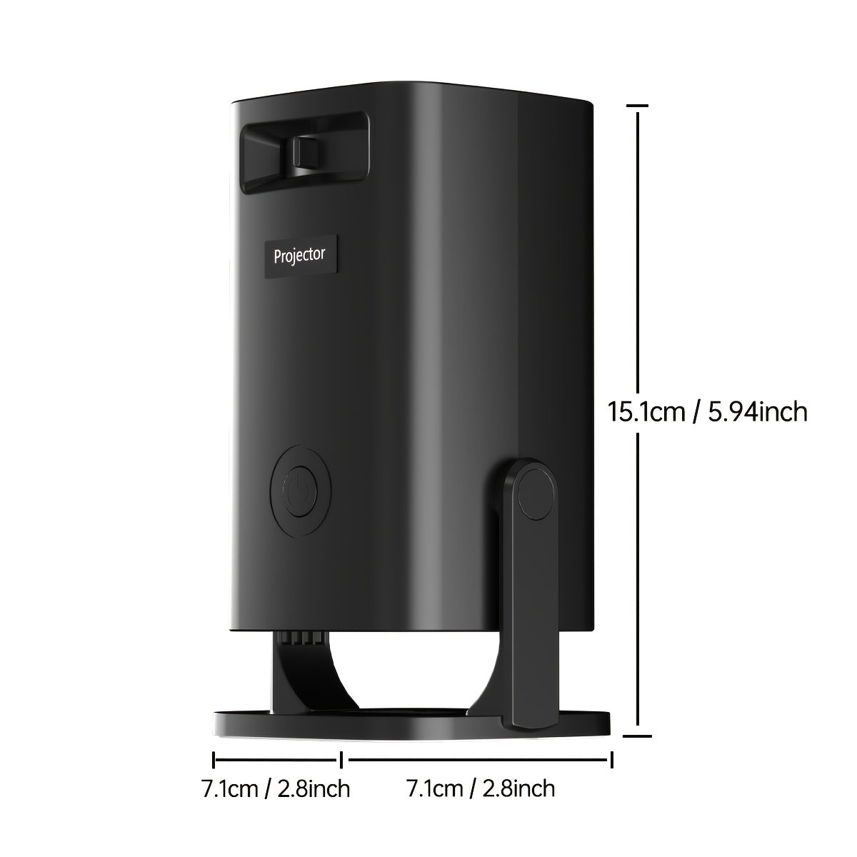 Uy kinoteatri uchun AV USB va Audio bilan mini portativ HD proyektor