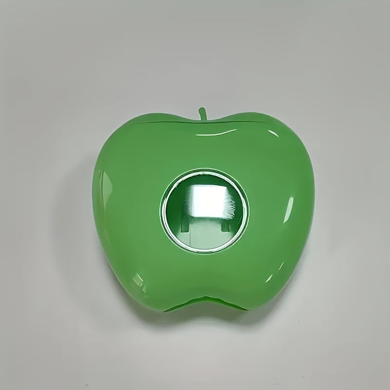 Organizador de almacenamiento en forma de manzana para pared para cocina y baño