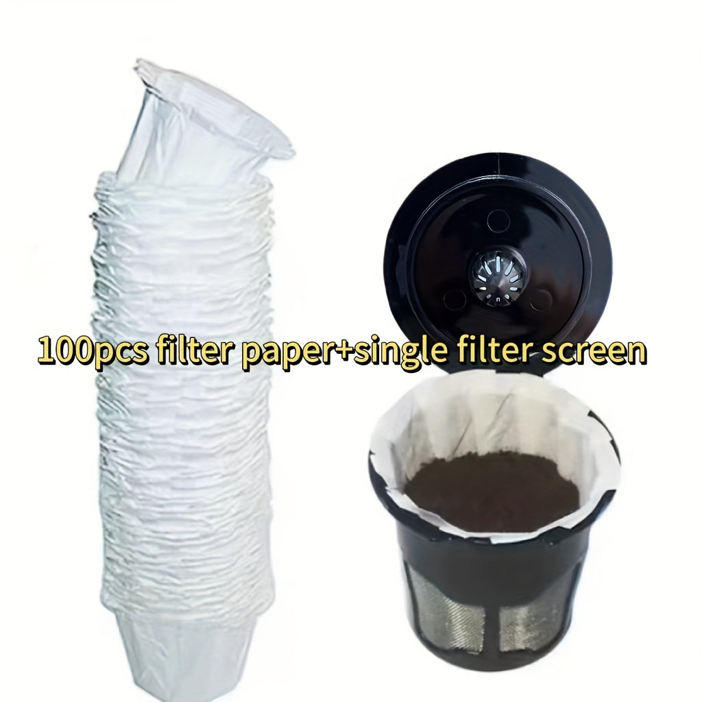 Disposable Coffee Filter Paper for Keurig Brewers Reusable K-Cup Pods