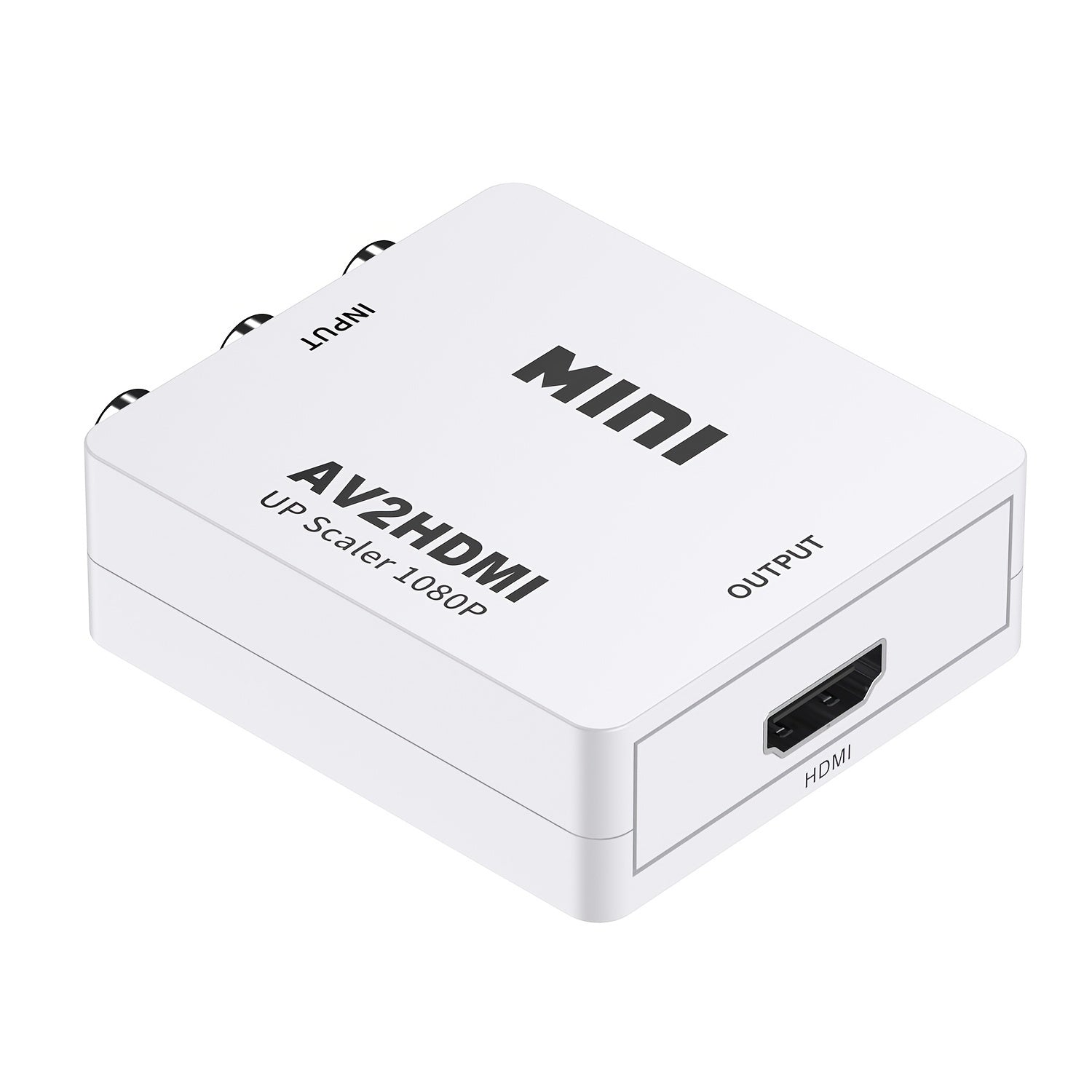 RCA to HDTV Converter AV Adapter Supports PAL NTSC USB Power 1080P Composite Video Cable