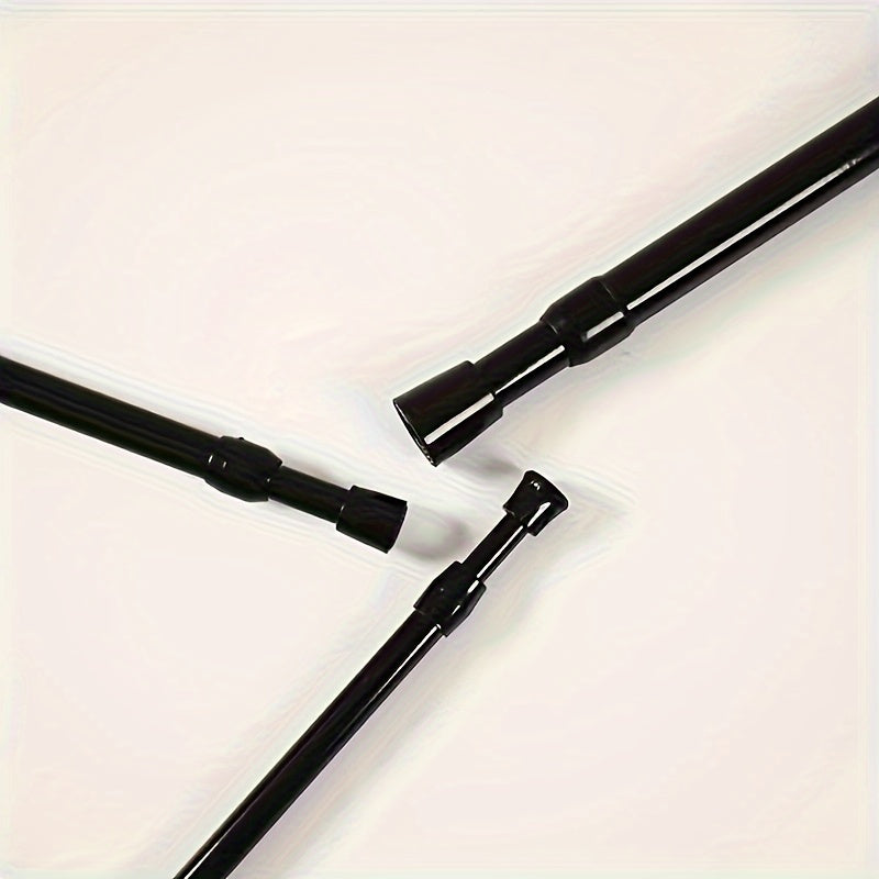 Telescopic Curtain Rods Clothes Drying Support Shower Rods Adjustable Length