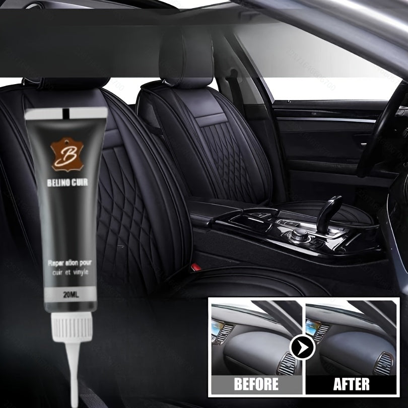 Leather Repair Cream for Scratches and Cracks 20ml for Sofa and Car Seats