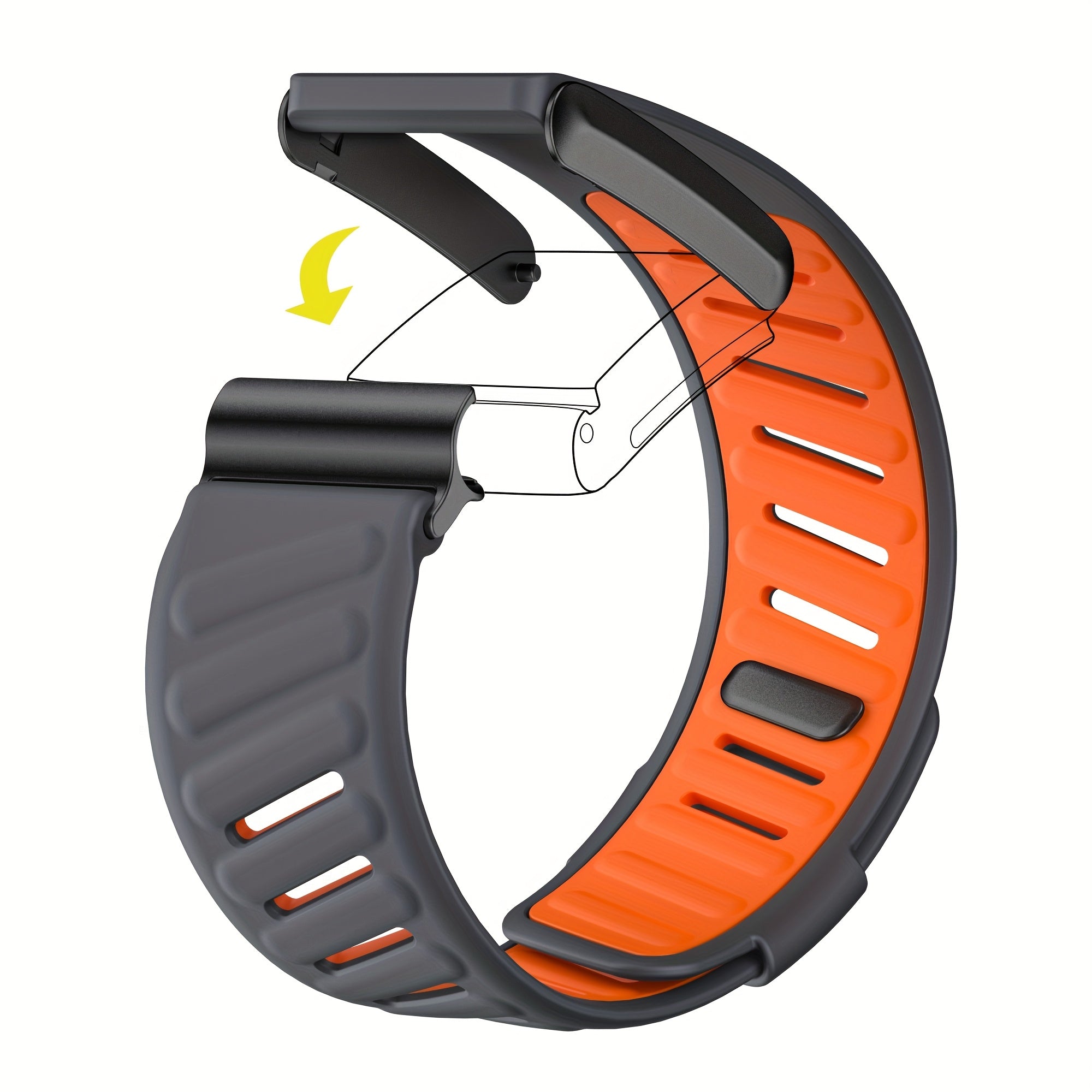Adjustable Silicone Sport Wristband for Men and Women No Battery Included