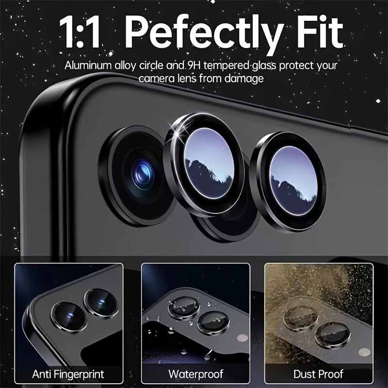 Anillos protectores de lentes de cámara de vidrio para modelos de las series Samsung A y S
