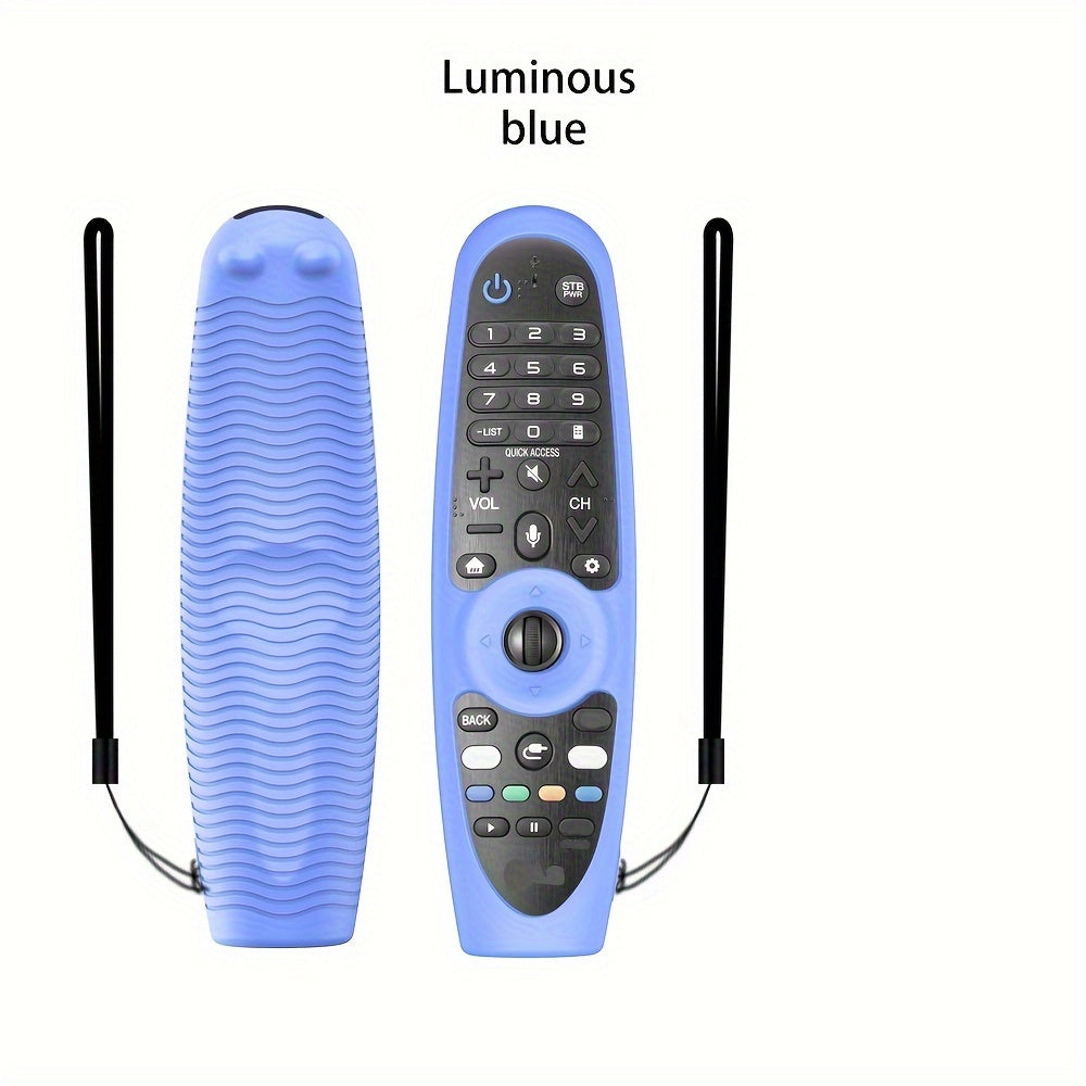 Funda de silicona para control remoto para AN-MR600 AN-MR650 AN-MR18BA AN-MR19BA AN-MR20GA a prueba de caídas con cordón