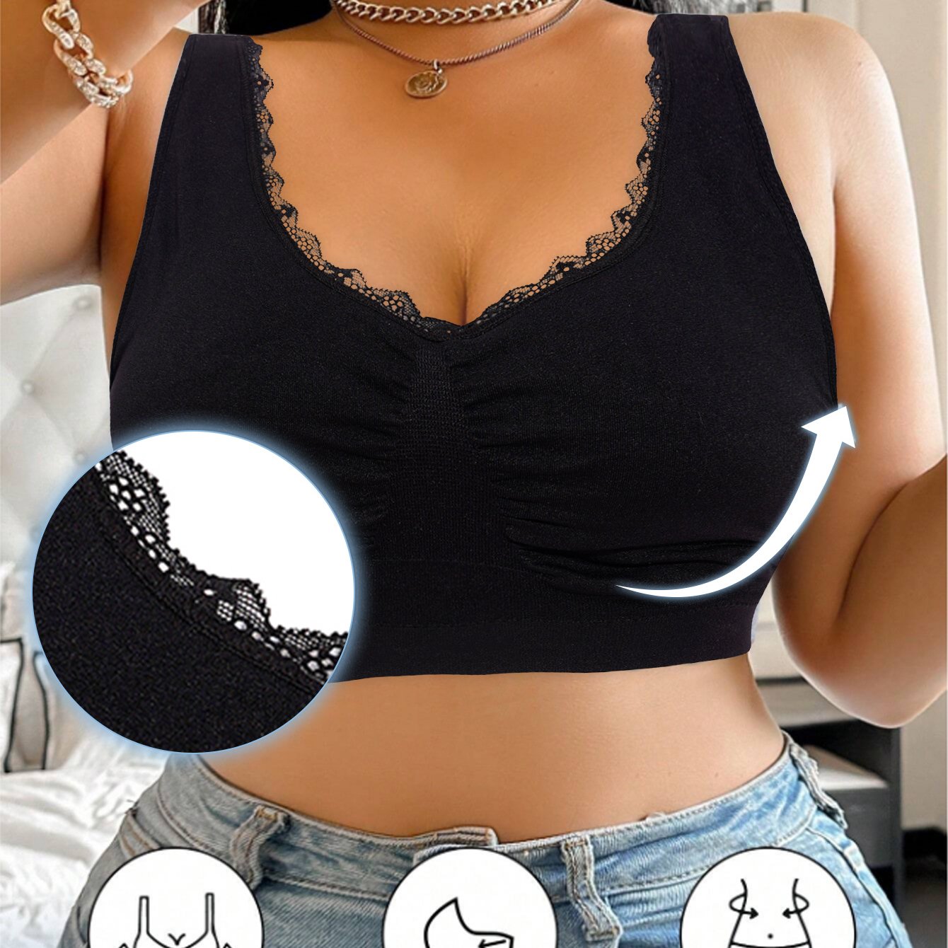 Women's Seamless Breathable Inverted Tube Top for Casual Wear