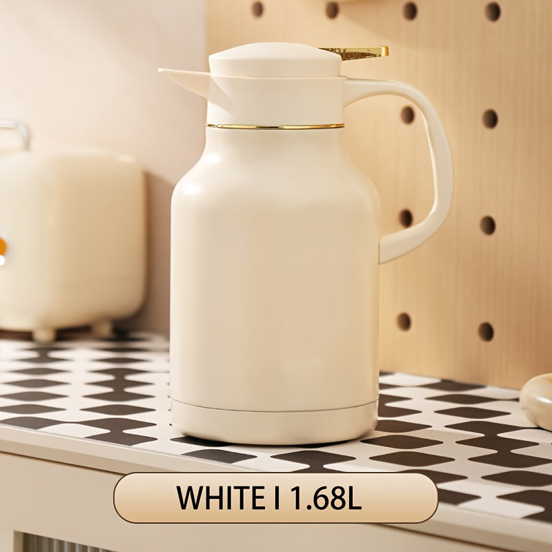 Термос для кофе с изоляцией на 59 унций из нержавеющей стали с двойными стенками для чая и воды