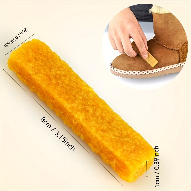 Unisex PVC Shoe Cleaning Eraser Stick Soft Bristles for Sneakers Boots
