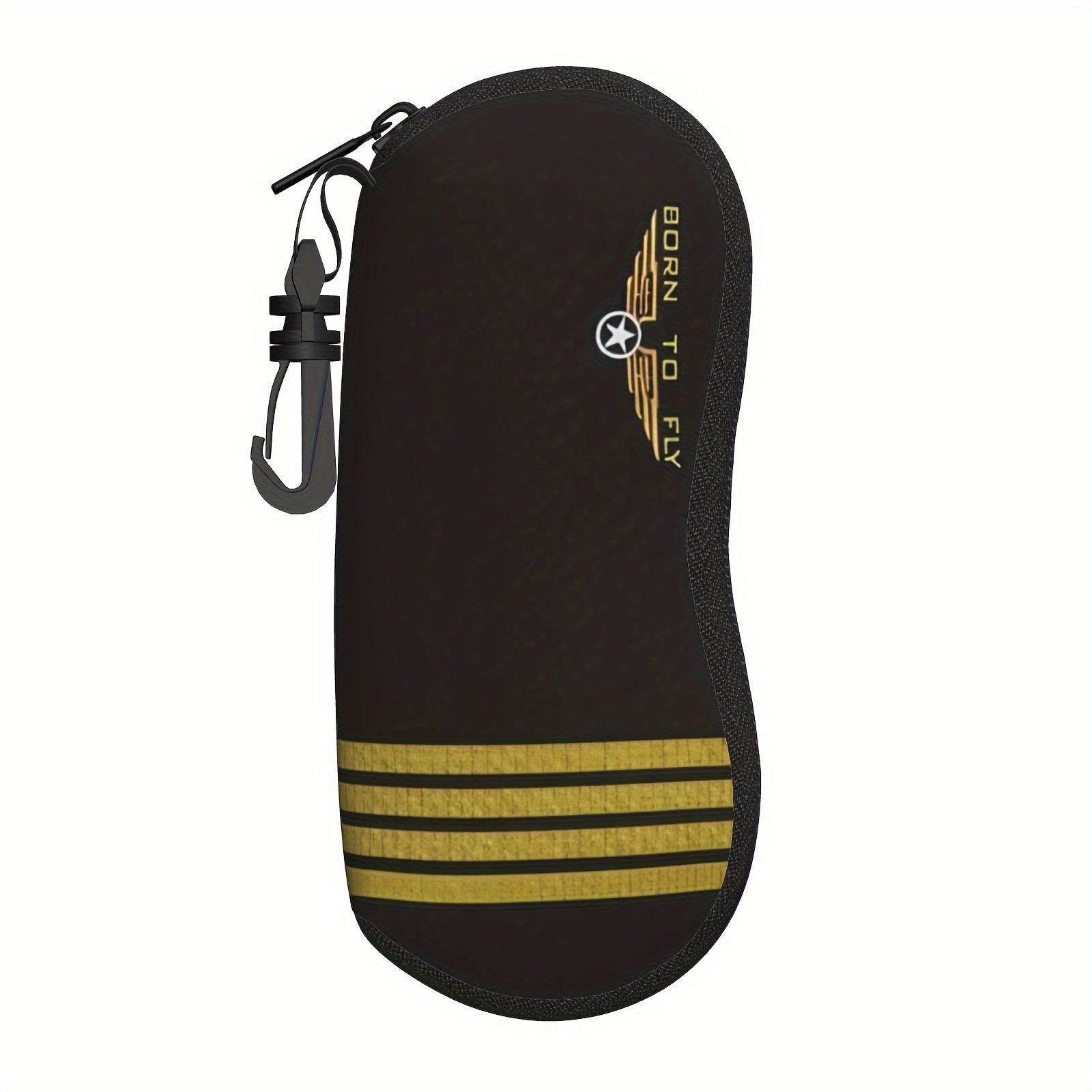 Unisex Durable Lightweight Glasses Case with Zipper Closure