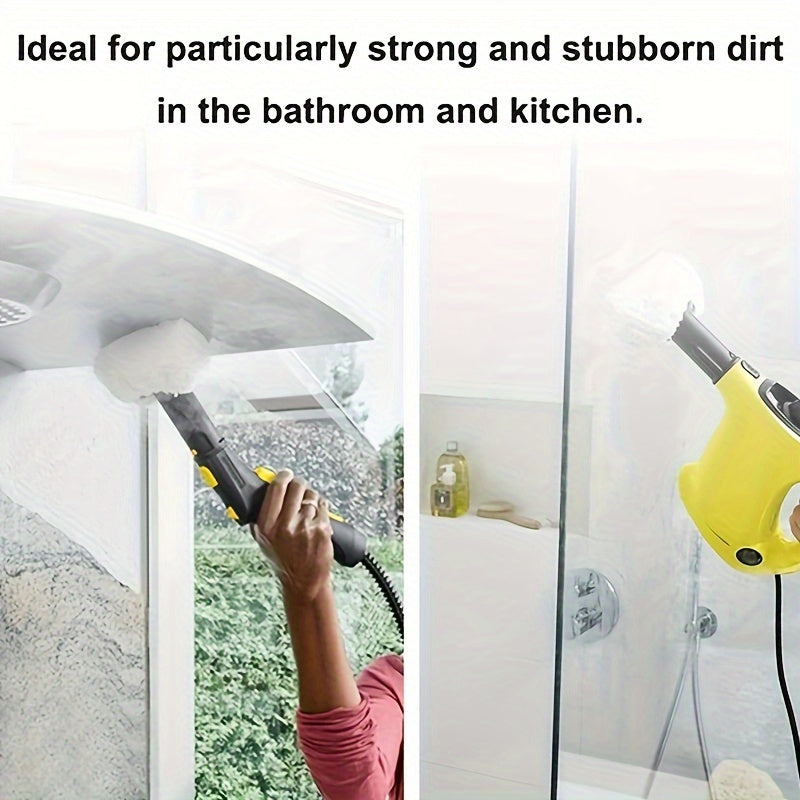 Set of 12 Microfiber Steam Mop Pads for Floors, Washable and Durable